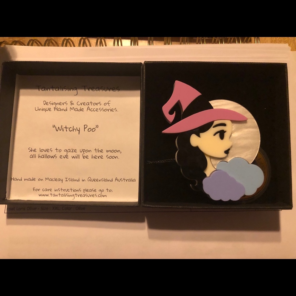 Tantalising Treasures Witchy Poo Brooch